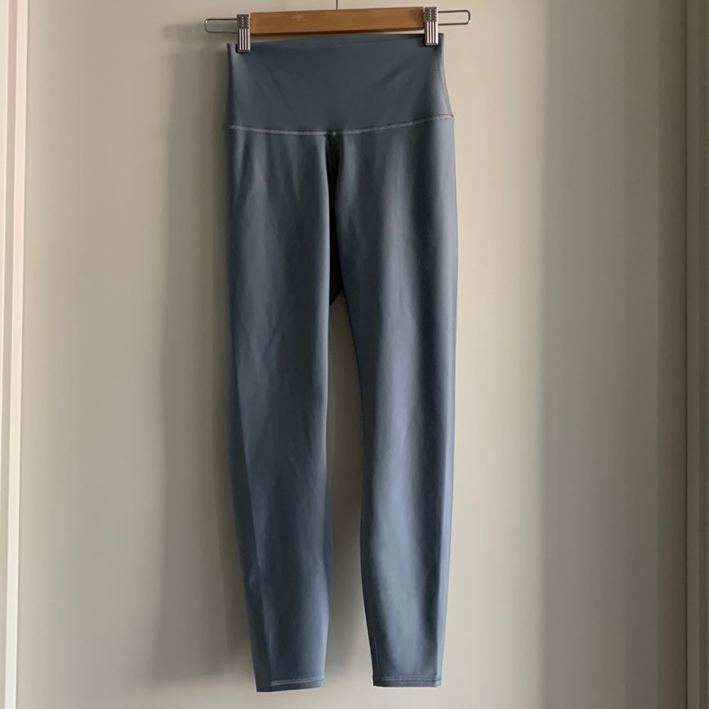 ALO Yoga steel blue airlift Leggings 7/8